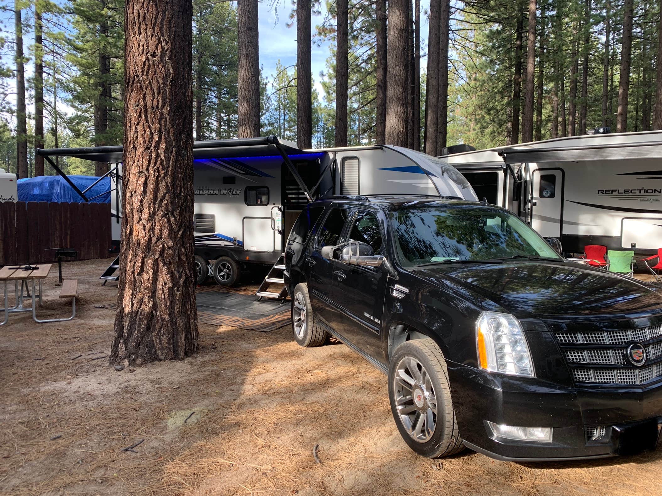 David B.'s photo of rv camping at Tahoe Valley Campground near Grizzly Flats, CA