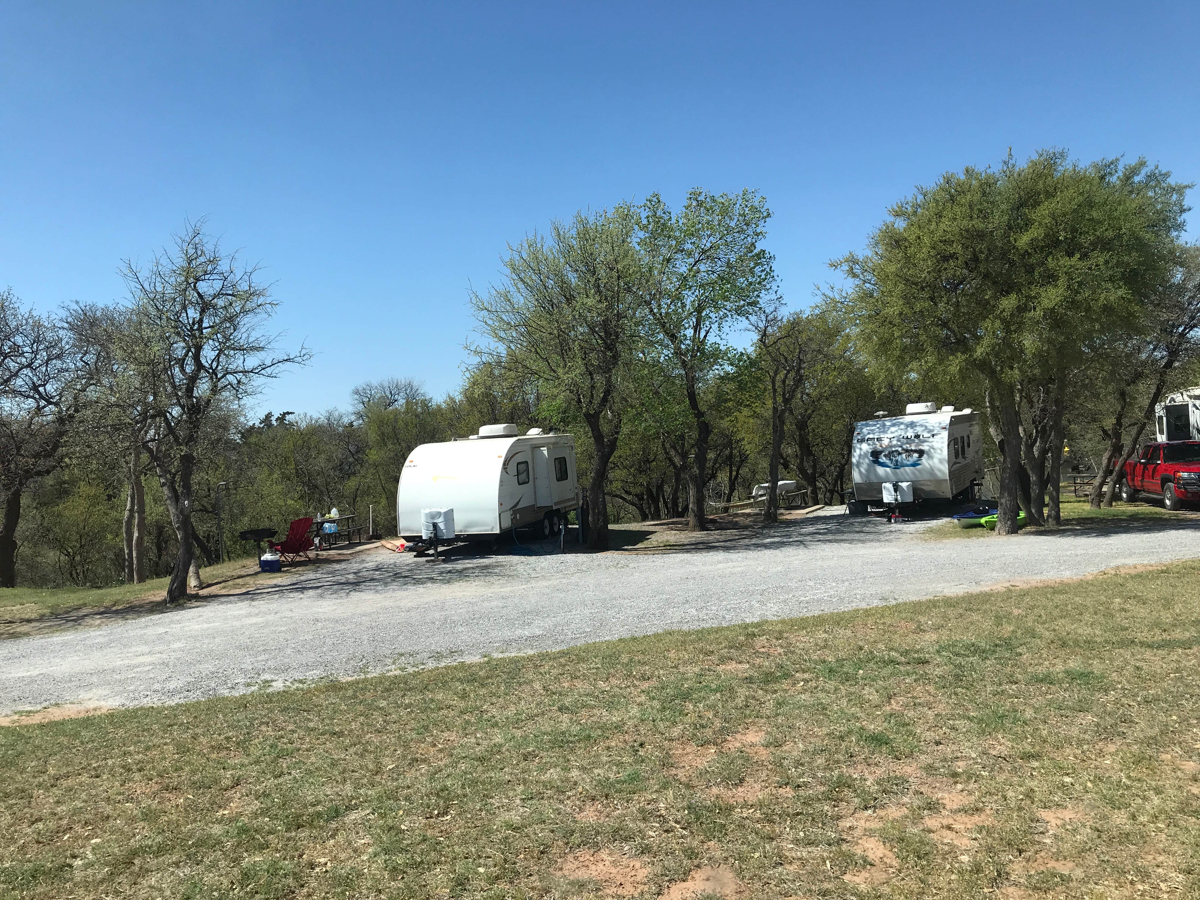 Crystal C.'s photo of rv camping at Quartz Mountain State Park near Lone Wolf, OK