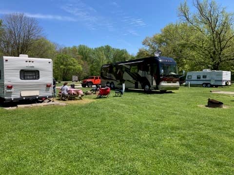 Kevin D.'s photo of rv camping at Turkey Run State Park Campground near Homer, IL