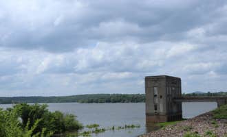 Camping near Quarry Island Campground — Lake Wister State Park: Below the Dam Campground — Lake Wister State Park, Wister, Oklahoma