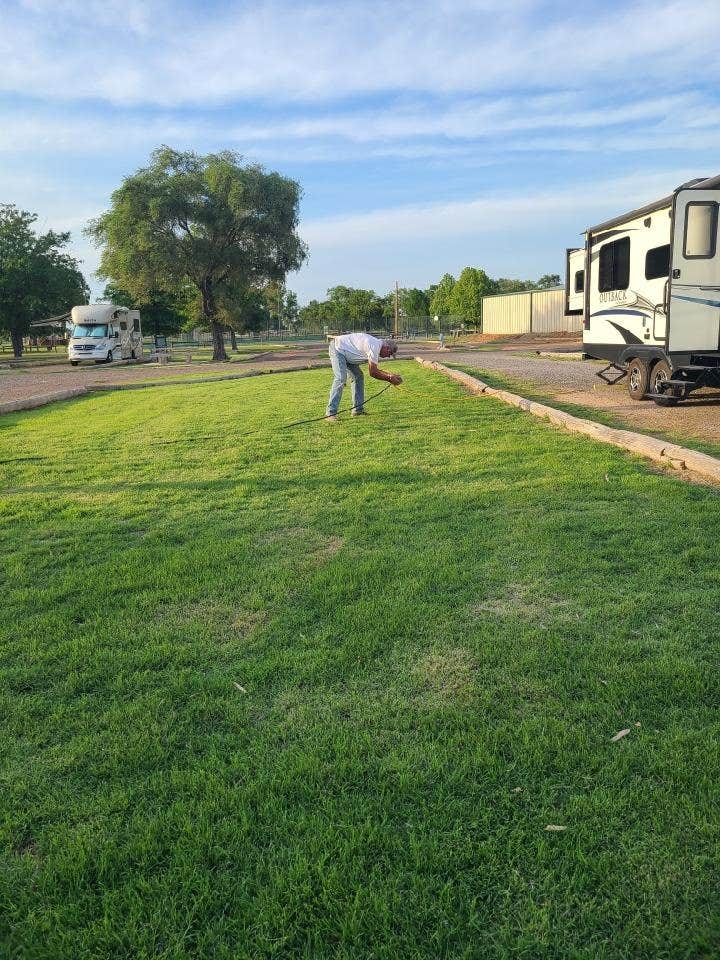 Richard's photo at Sayre City Park Campground near Foss, OK