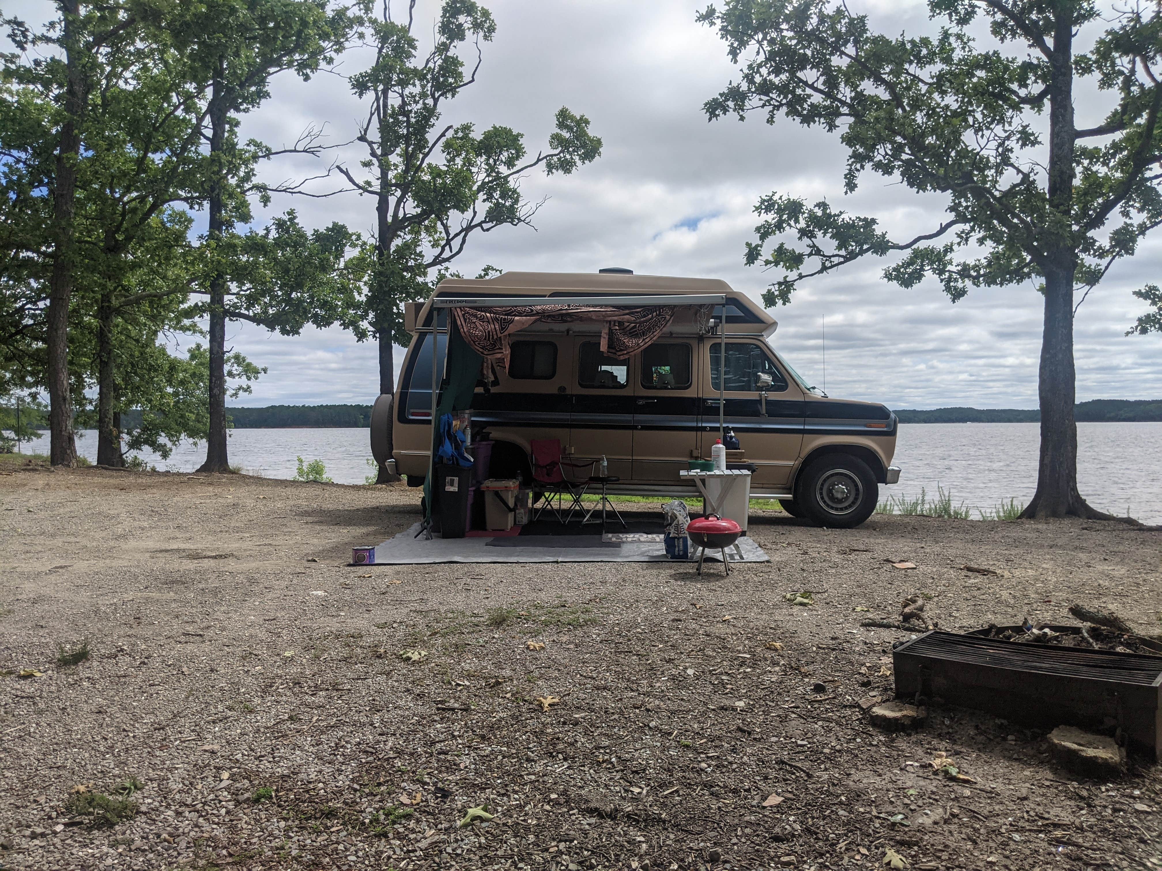 Reese R.'s photo of rv camping at Big Fir Primitive Camping near Chidester, AR