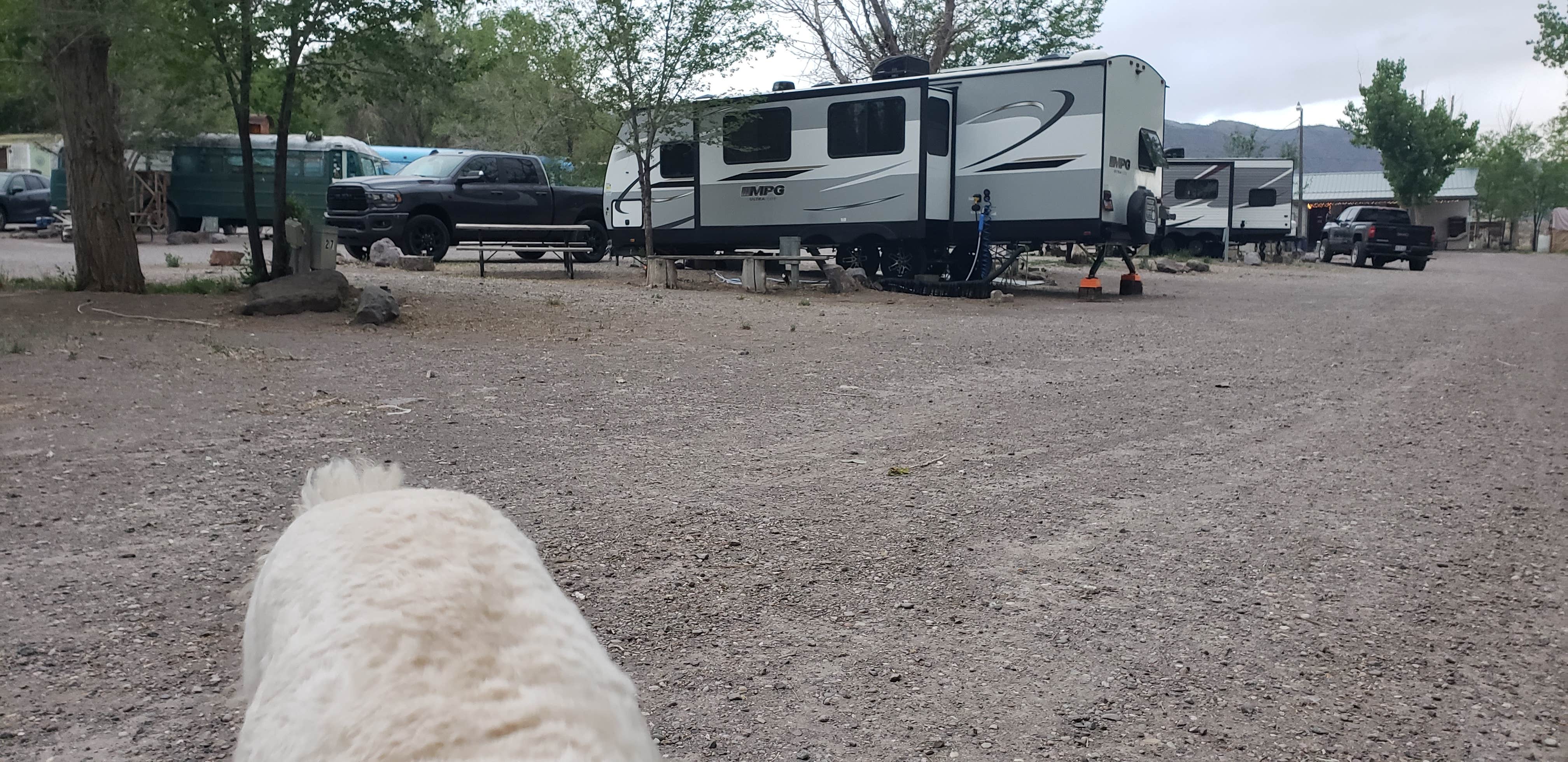 Isik A.'s photo of rv camping at Mystic Hot Springs near Sigurd, UT