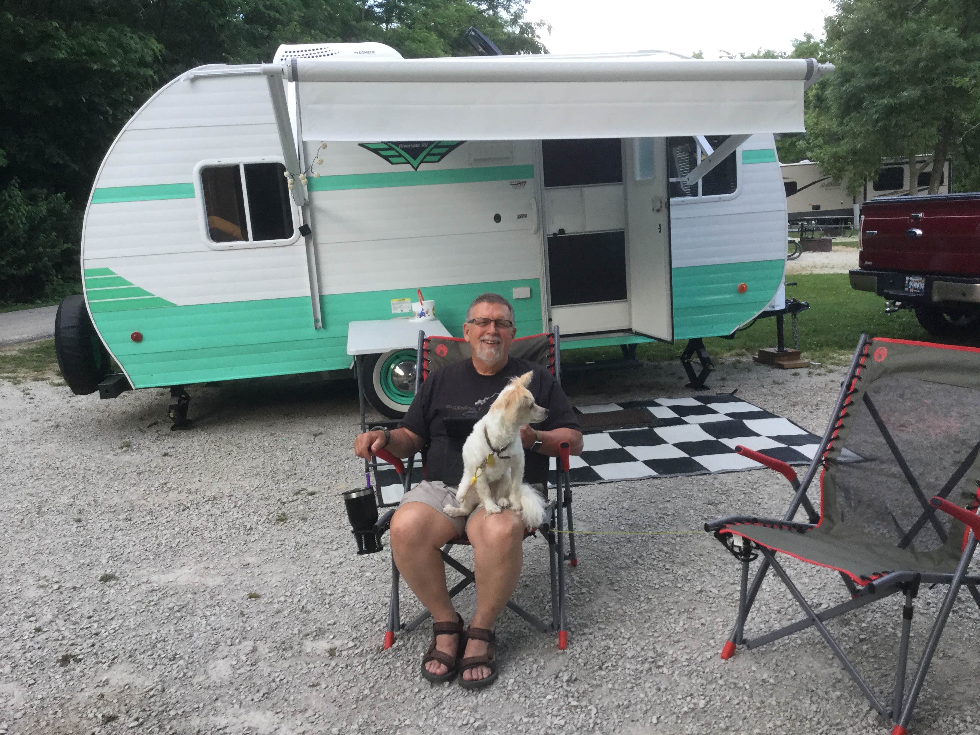 Camper submitted image from Lake Ahquabi State Park Campground - 2