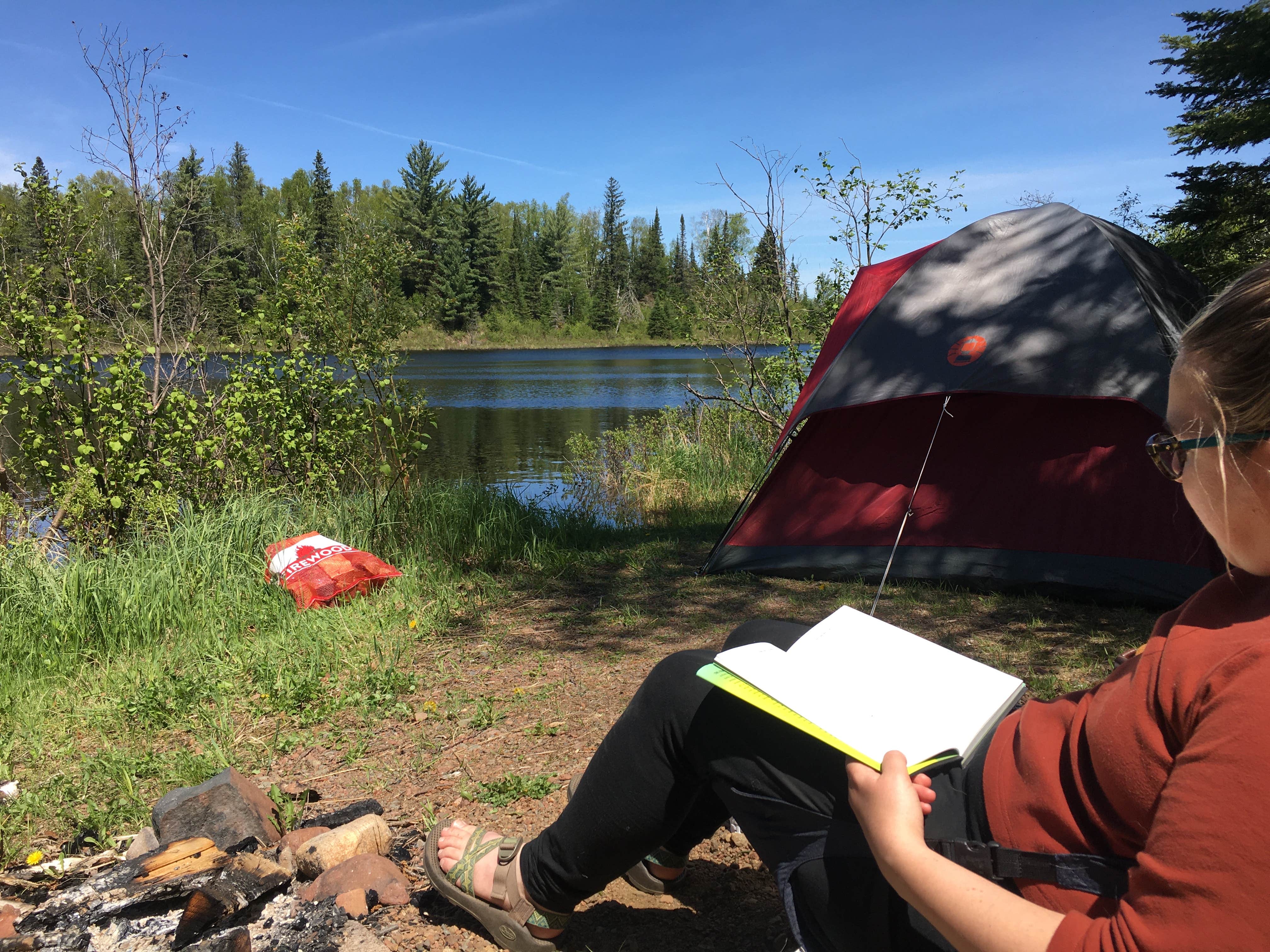 Kelly E.'s photo at Harriet Lake Rustic Campground near Tofte, MN