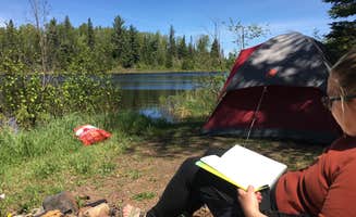 Kelly E.'s photo at Harriet Lake Rustic Campground near Tofte, MN