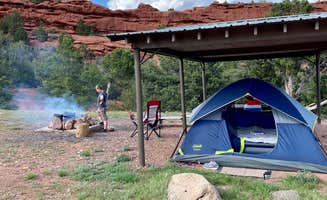 Serena L.'s photo of tent camping at Red Canyon Park near Westcliffe, CO