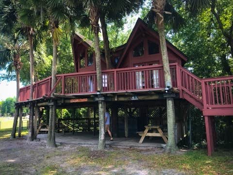 Melissa's photo of a cabin at Spirit of the Suwannee Music Park & Campground near Fort White, FL