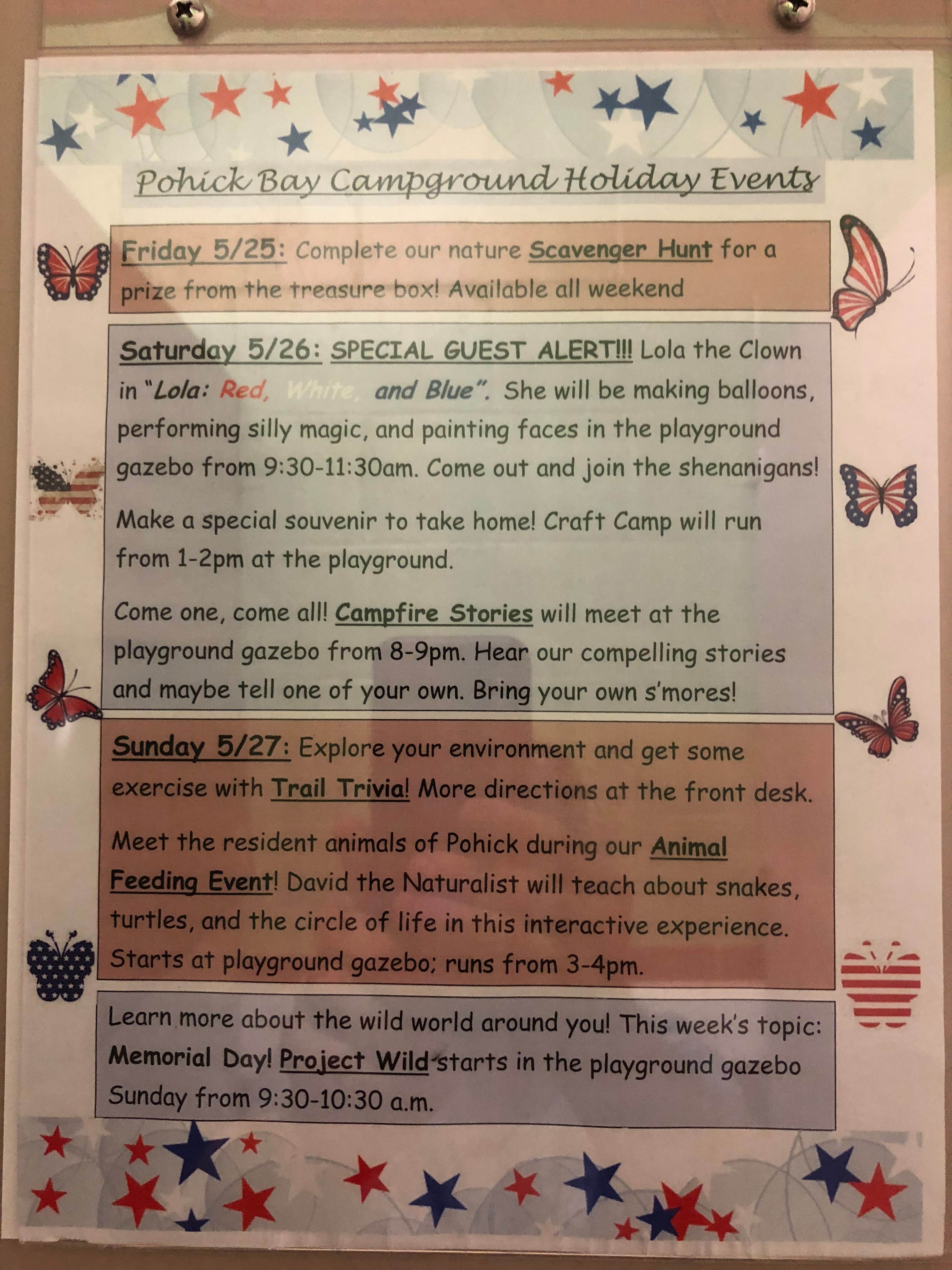 Camper-submitted photo at Pohick Bay Campground near Crofton, MD