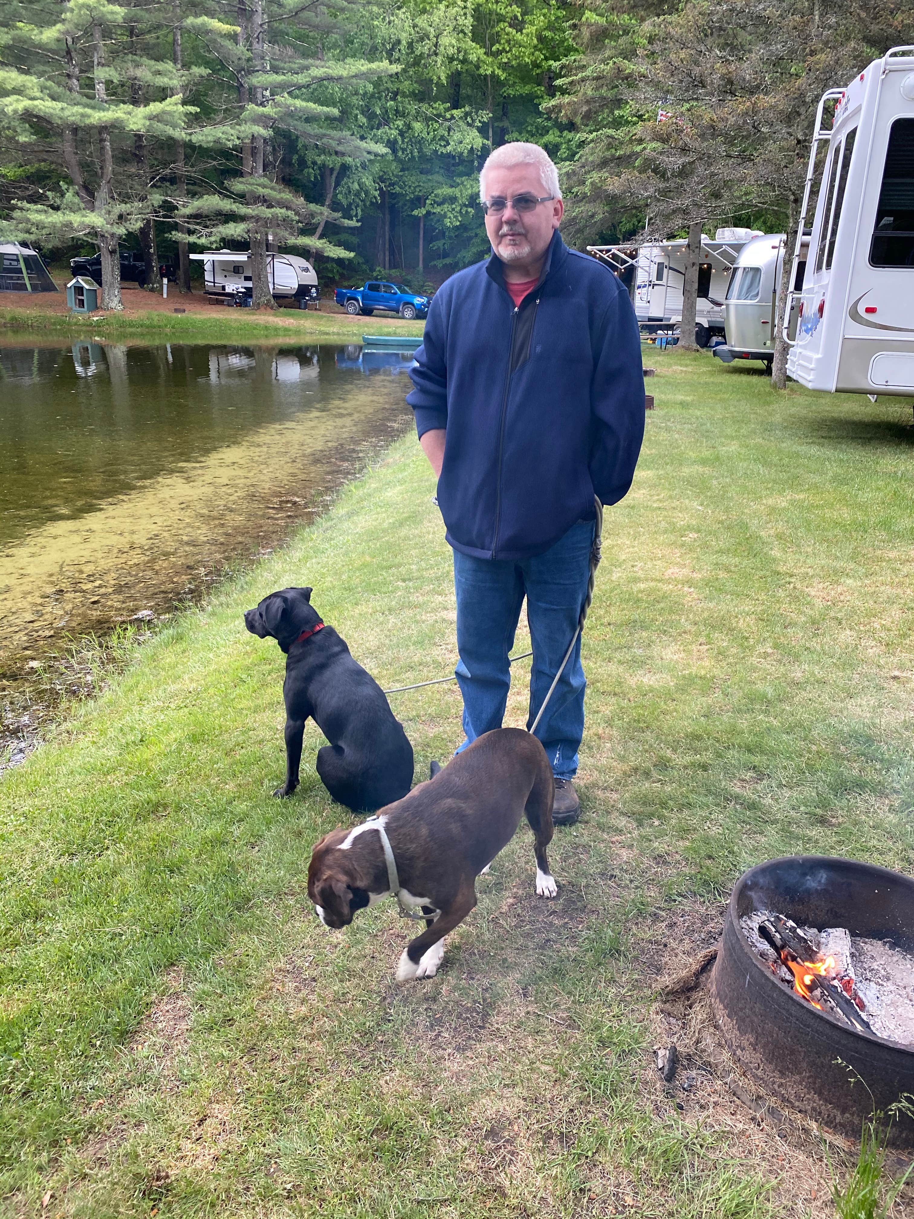 Andrzej K.'s photo of camping with pets at Pine Hollow Campground near Drury, MA