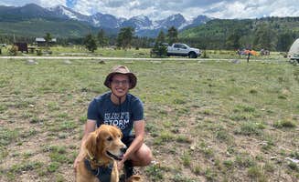 Elizabeth L.'s photo of camping with pets at Glacier Basin Campground — Rocky Mountain National Park near Rocky Mountain National Park