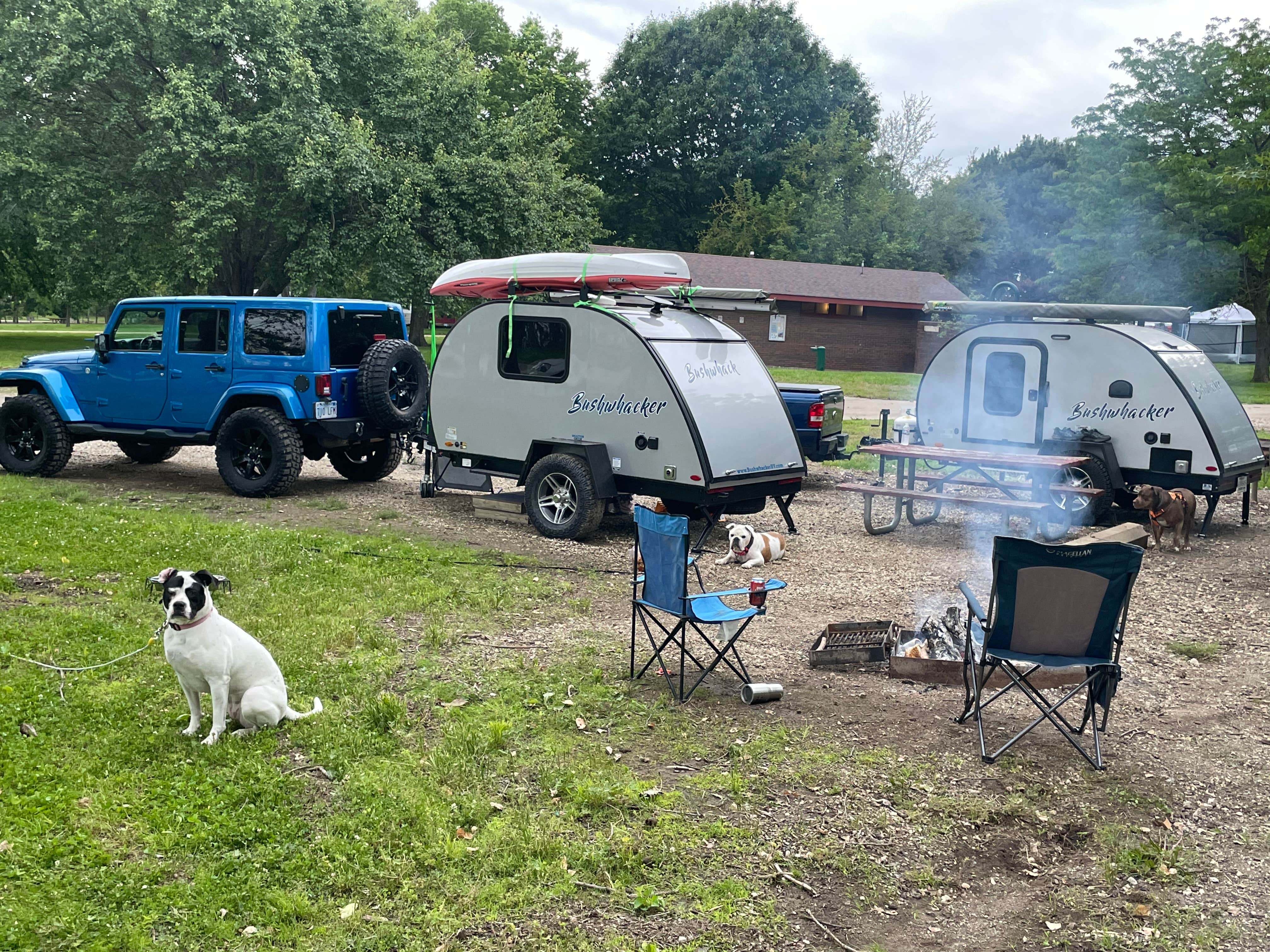 Tanner P.'s photo of camping with pets at Bloomington East - Clinton Lake in Kansas