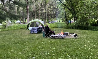 Camping near Hickory Hideaway: Mississippi Palisades State Park Campground, Savanna, Illinois