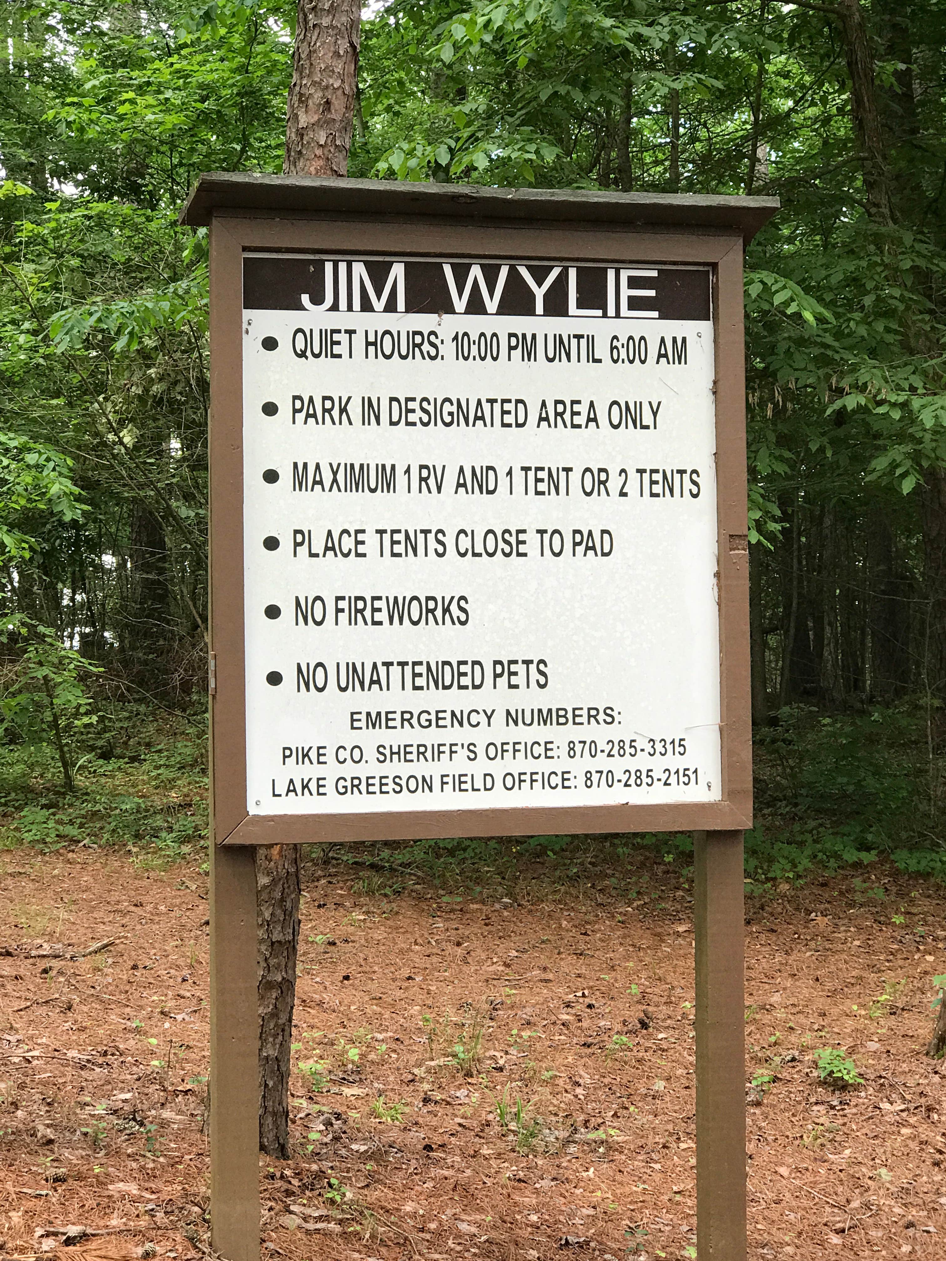 Camper submitted image from COE Lake Greeson Self Creek Jim Wylie Recreation Area and Campground - 2