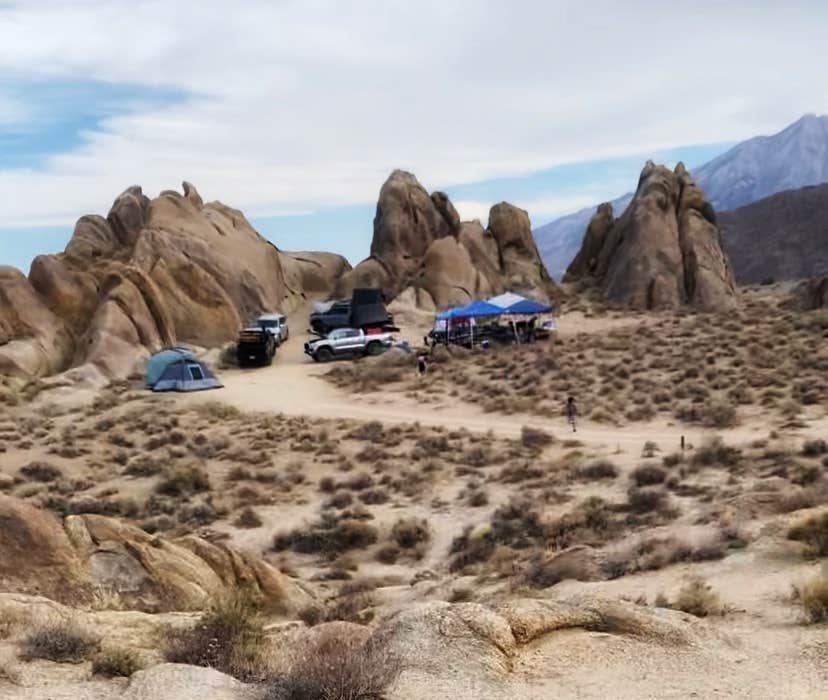 ELSA D.'s photo of a dispersed camping area at Alabama Hills Recreation Area near Alabama Hills, CA