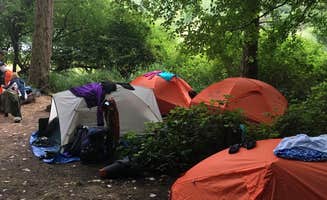 Annie C.'s photo of tent camping at Stuart Island Marine State Park Campground near Blaine, WA