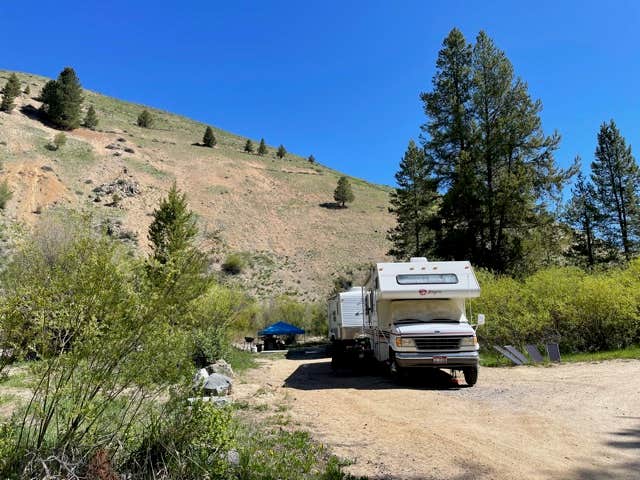 Cody E.'s photo of rv camping at Bowns Campground near Sun Valley, ID