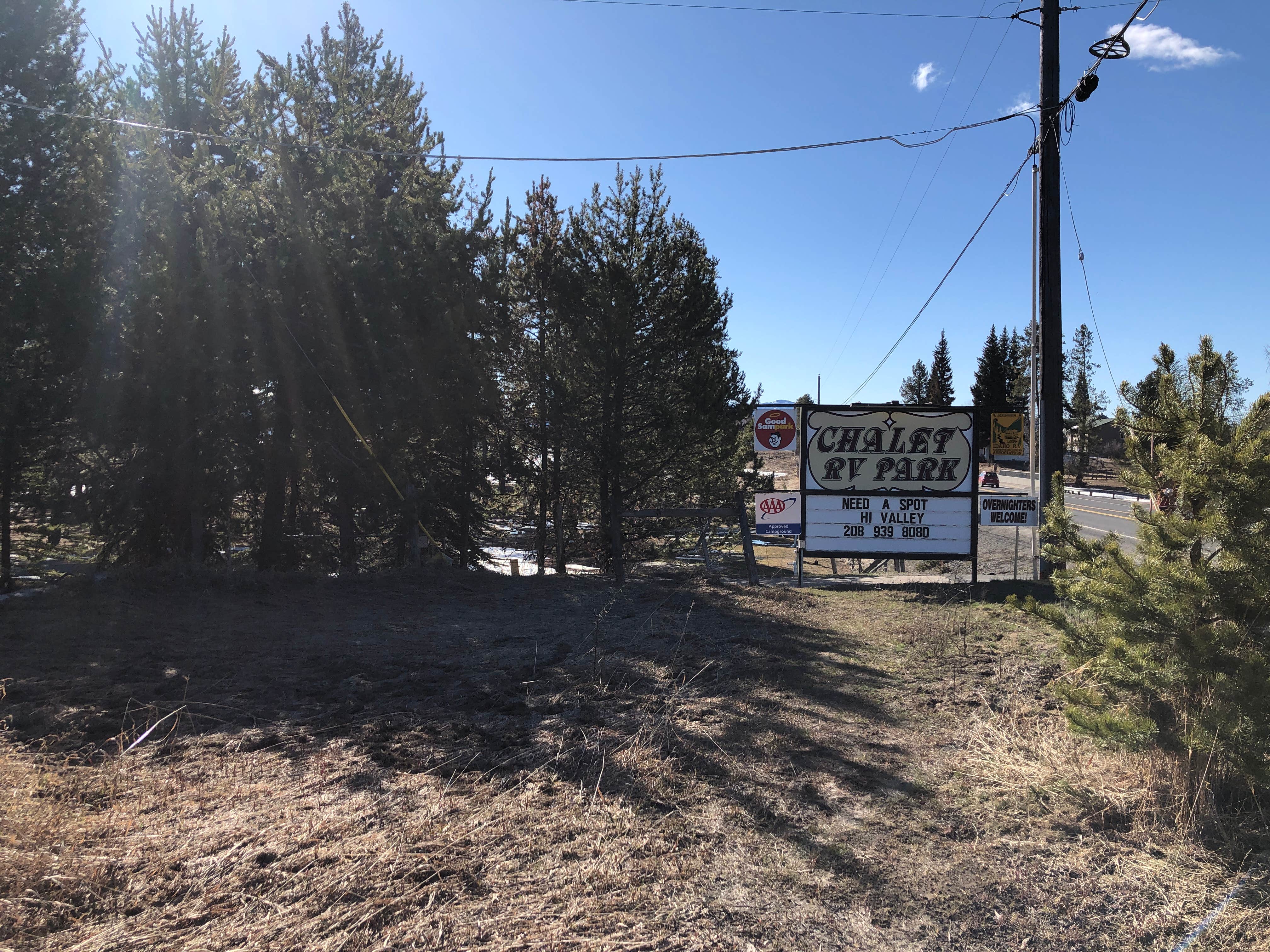 Camper-submitted photo at Chalet RV Park near McCall, ID