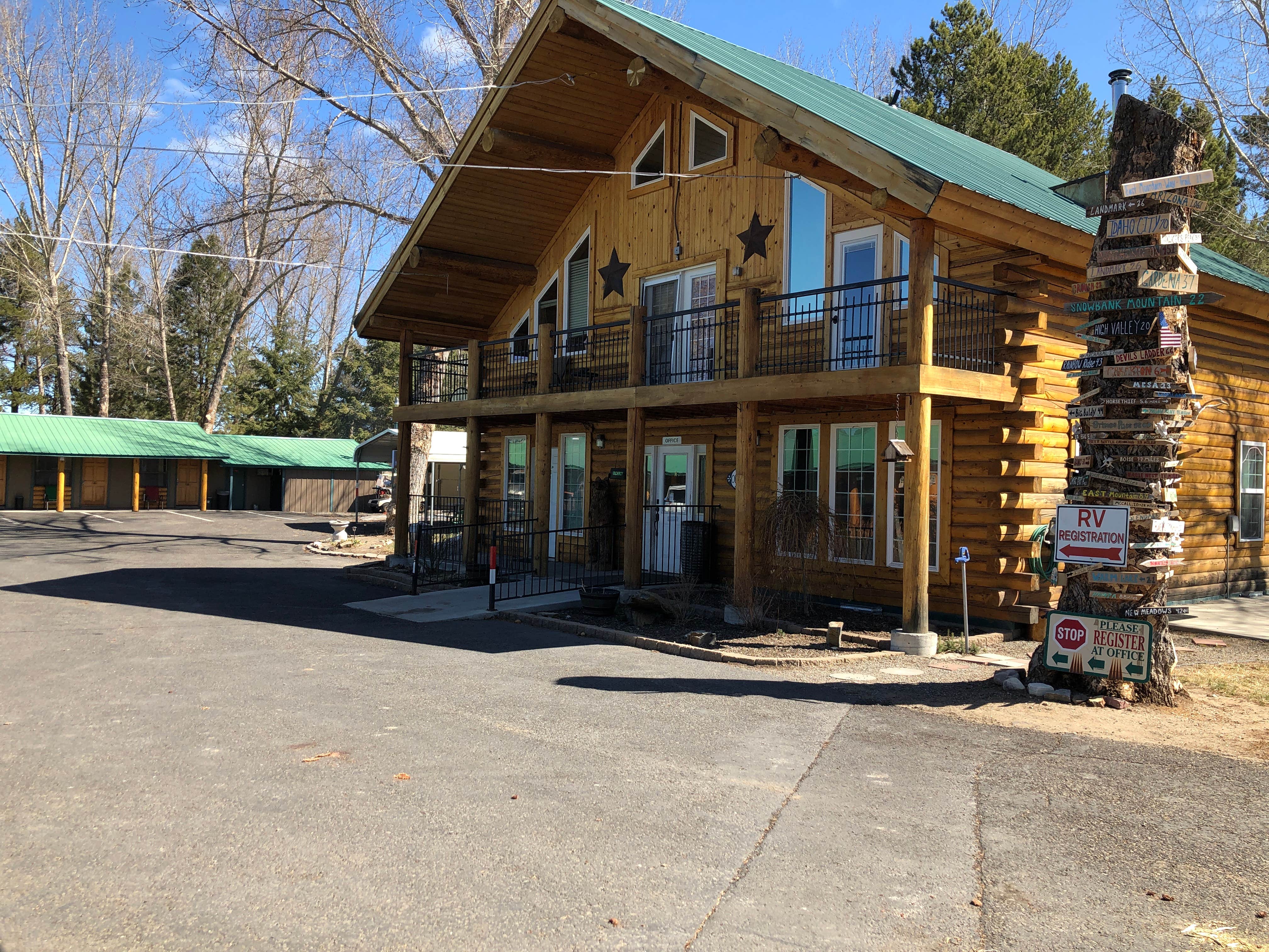 Amy S.'s photo of glamping accommodations at Pines RV Park near Lapwai, ID