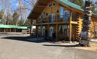 Amy S.'s photo of glamping accommodations at Pines RV Park near Winchester, ID