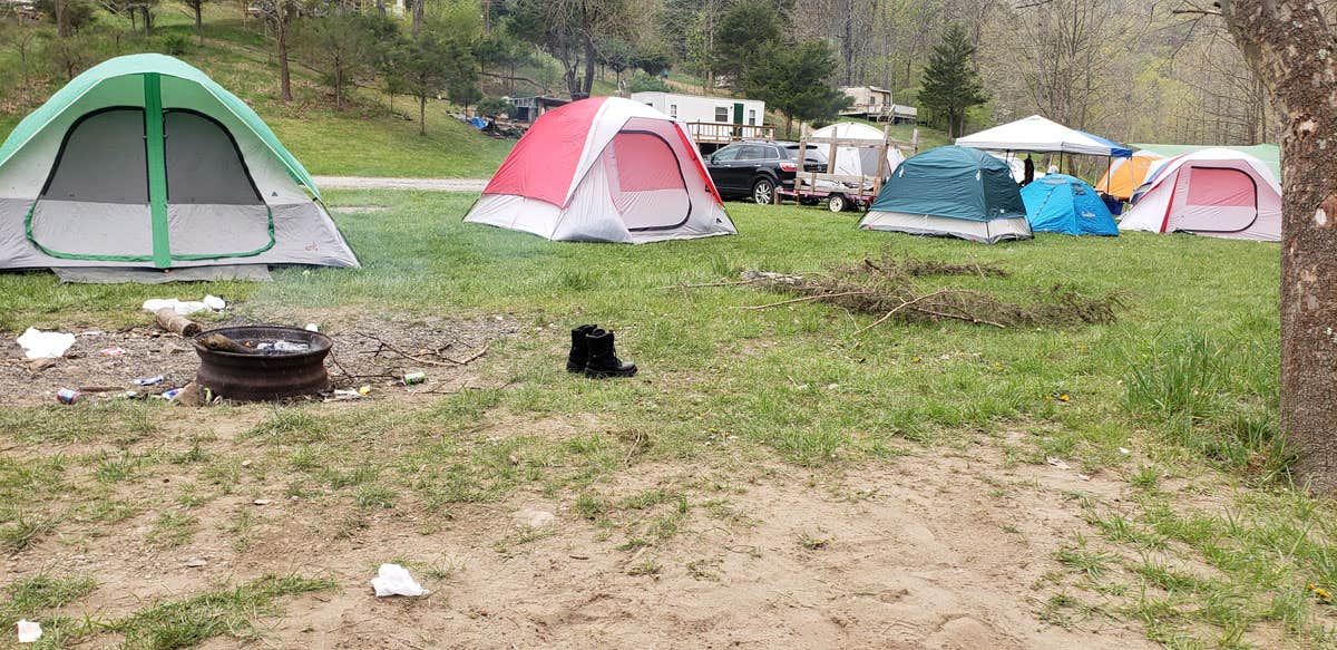 Jean C.'s photo of tent camping at Eagle Rock Campground near Mathias, WV