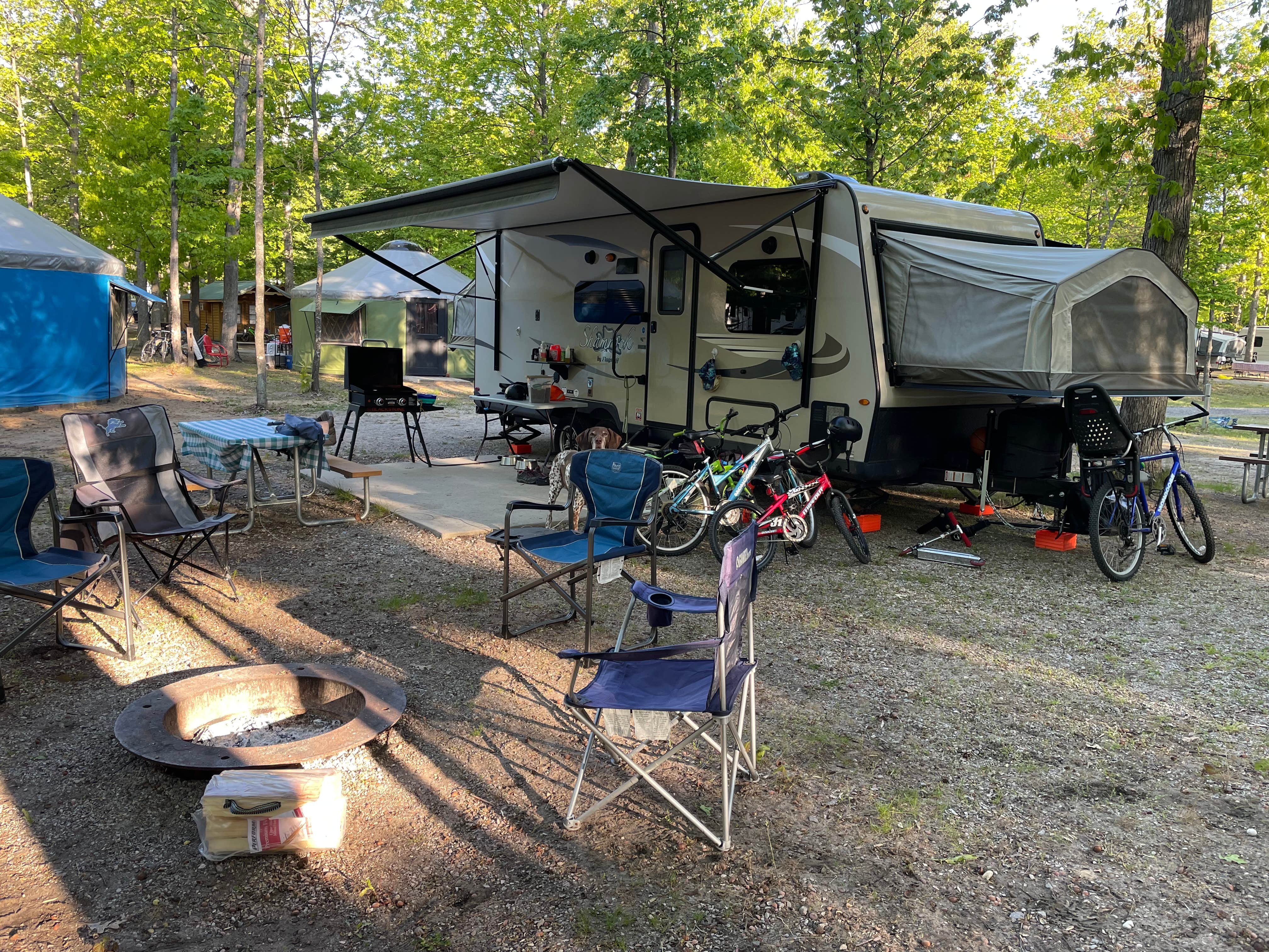 Chris M.'s photo of rv camping at Timber Ridge RV & Recreation Resort near Maple City, MI