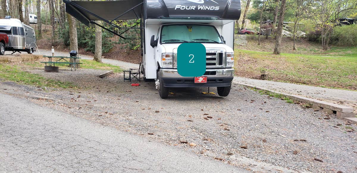 Jean C.'s photo of rv camping at Fancy Gap-Blue Ridge Parkway KOA near Wytheville, VA