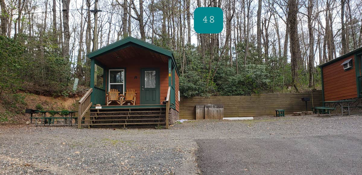 Jean C.'s photo of glamping accommodations at Fancy Gap-Blue Ridge Parkway KOA near Blacksburg, VA