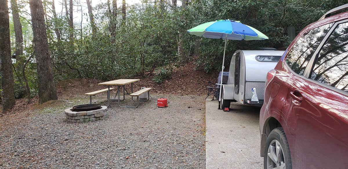 Jean C.'s photo of rv camping at Fancy Gap-Blue Ridge Parkway KOA near Stuart, VA