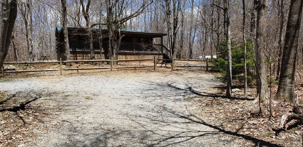 Jean C.'s photo of glamping accommodations at Hickory Ridge Campground — Grayson Highlands State Park near Moravian Falls, NC