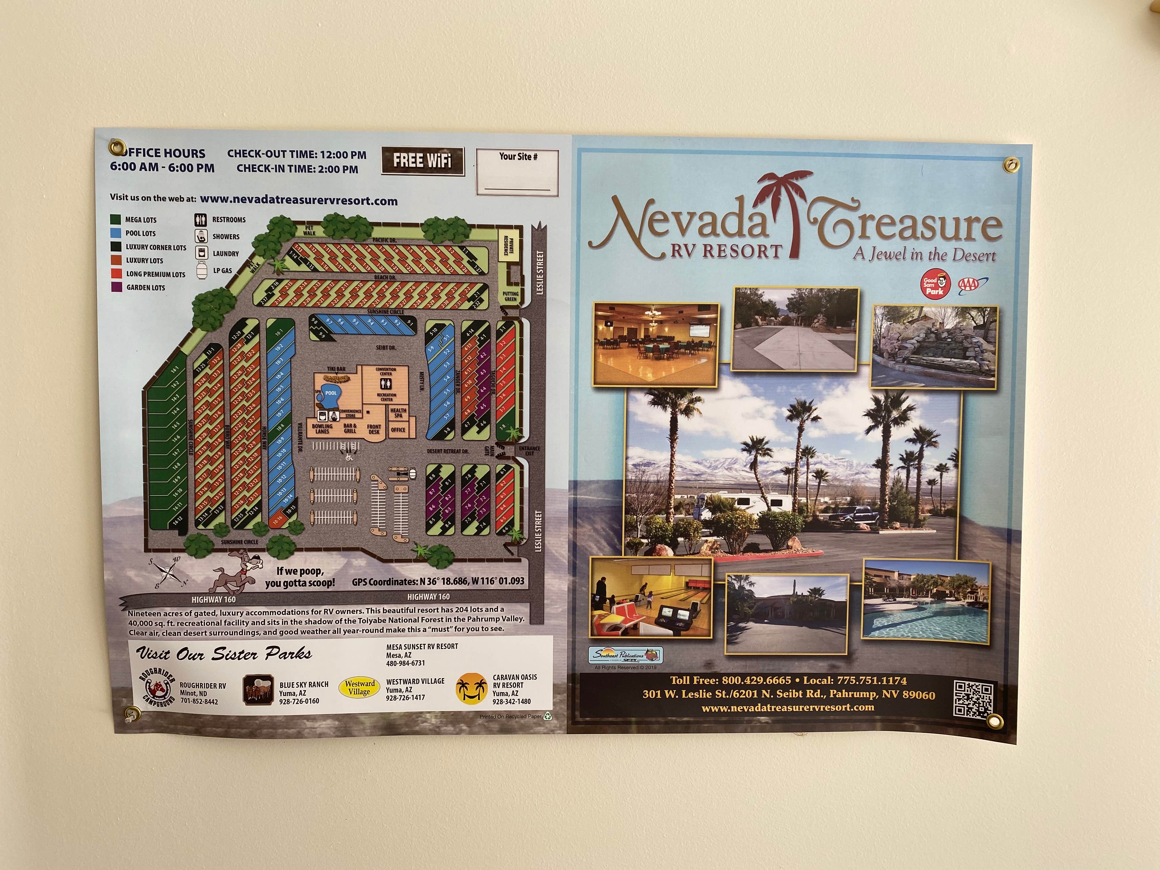 Camper-submitted photo at Nevada Treasure RV Resort near Pahrump, NV