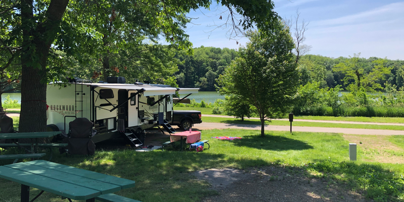 Camper submitted image from Pine Lake State Park Campground
