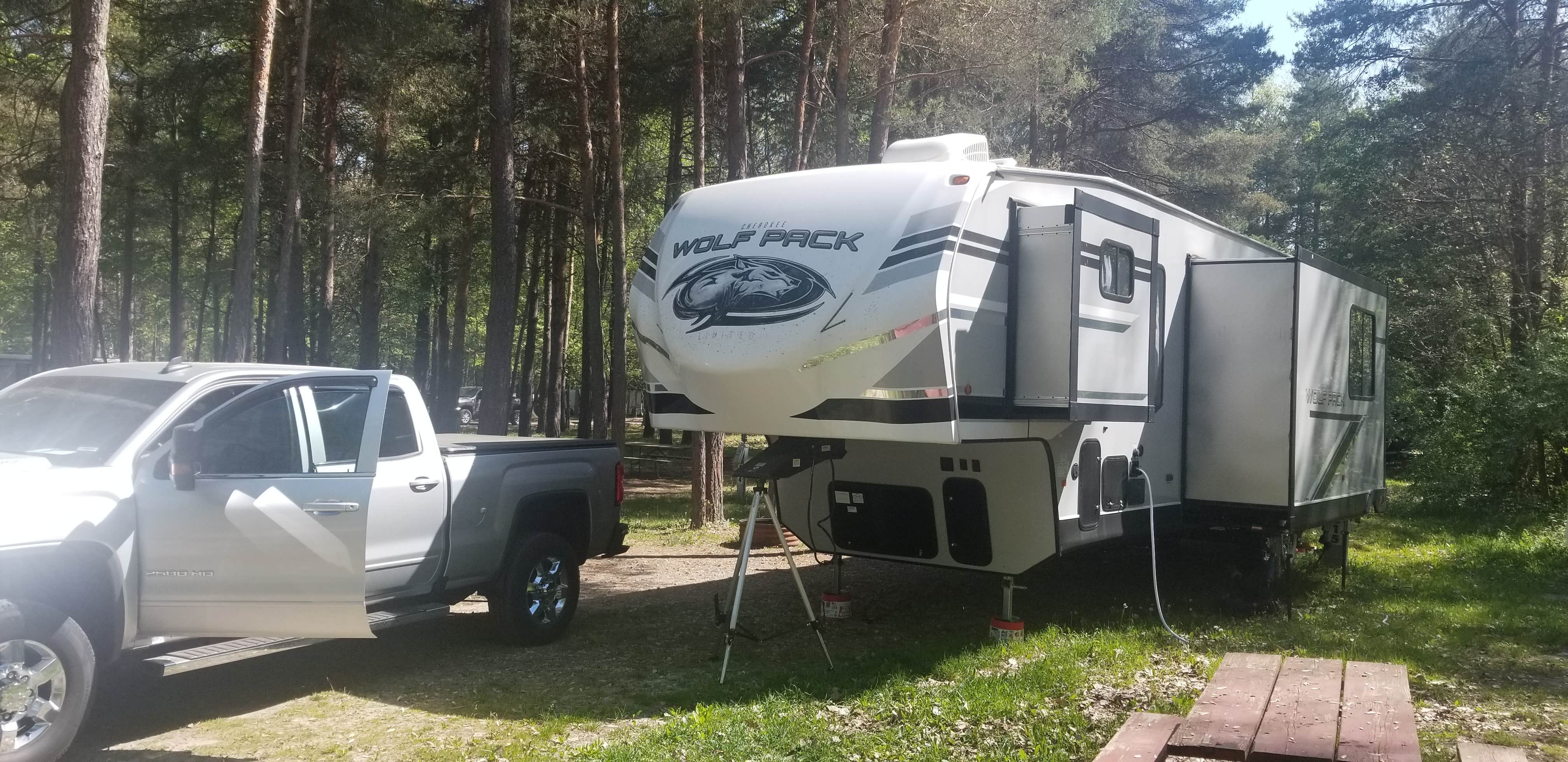 DAngelo W.'s photo of rv camping at Outdoor Adventures Lake Shore Resort near Clio, MI