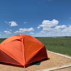 little tent on the prairie