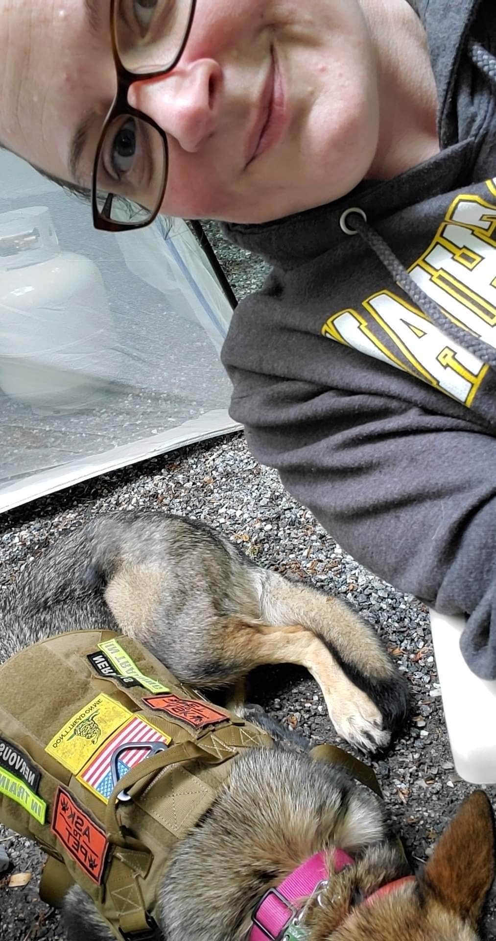 Ammi L.'s photo of camping with pets at Indian Creek Campground near Maggie Valley, NC