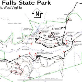 Blackwater Falls The Dyrt Blackwater Falls Campground Map