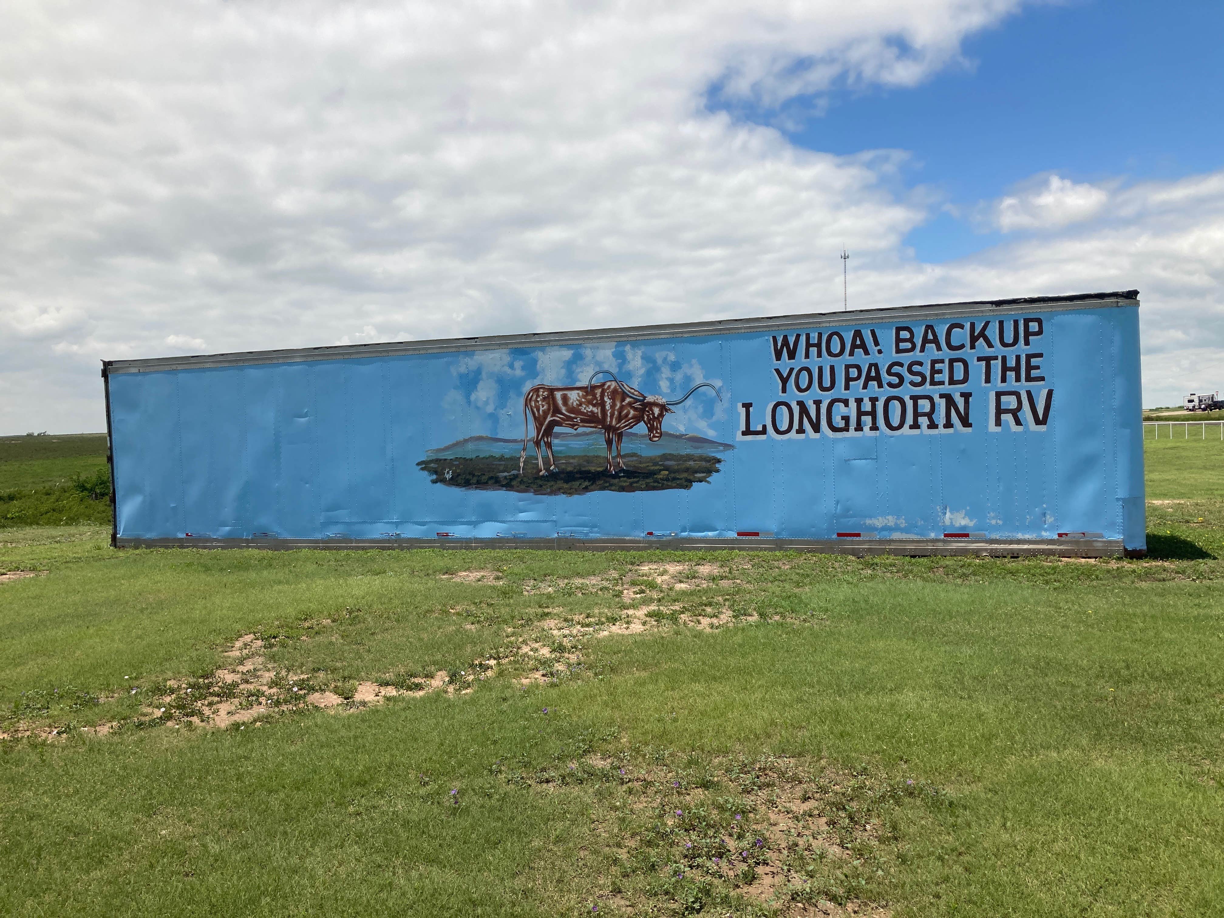 Camper-submitted photo at Longhorn RV Park near Estelline, TX