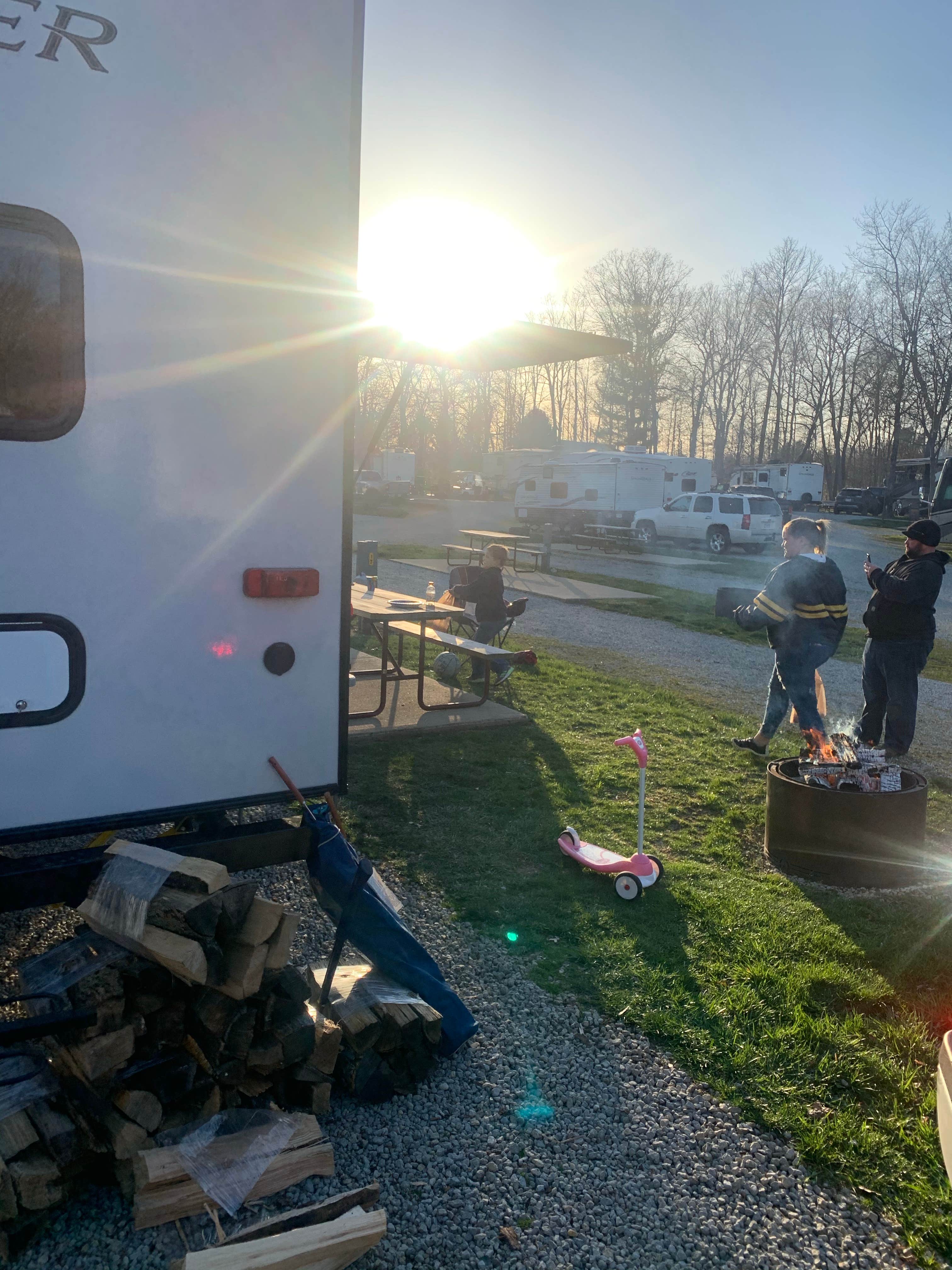 Zach F.'s photo of rv camping at Dayton KOA Holiday near Medway, OH