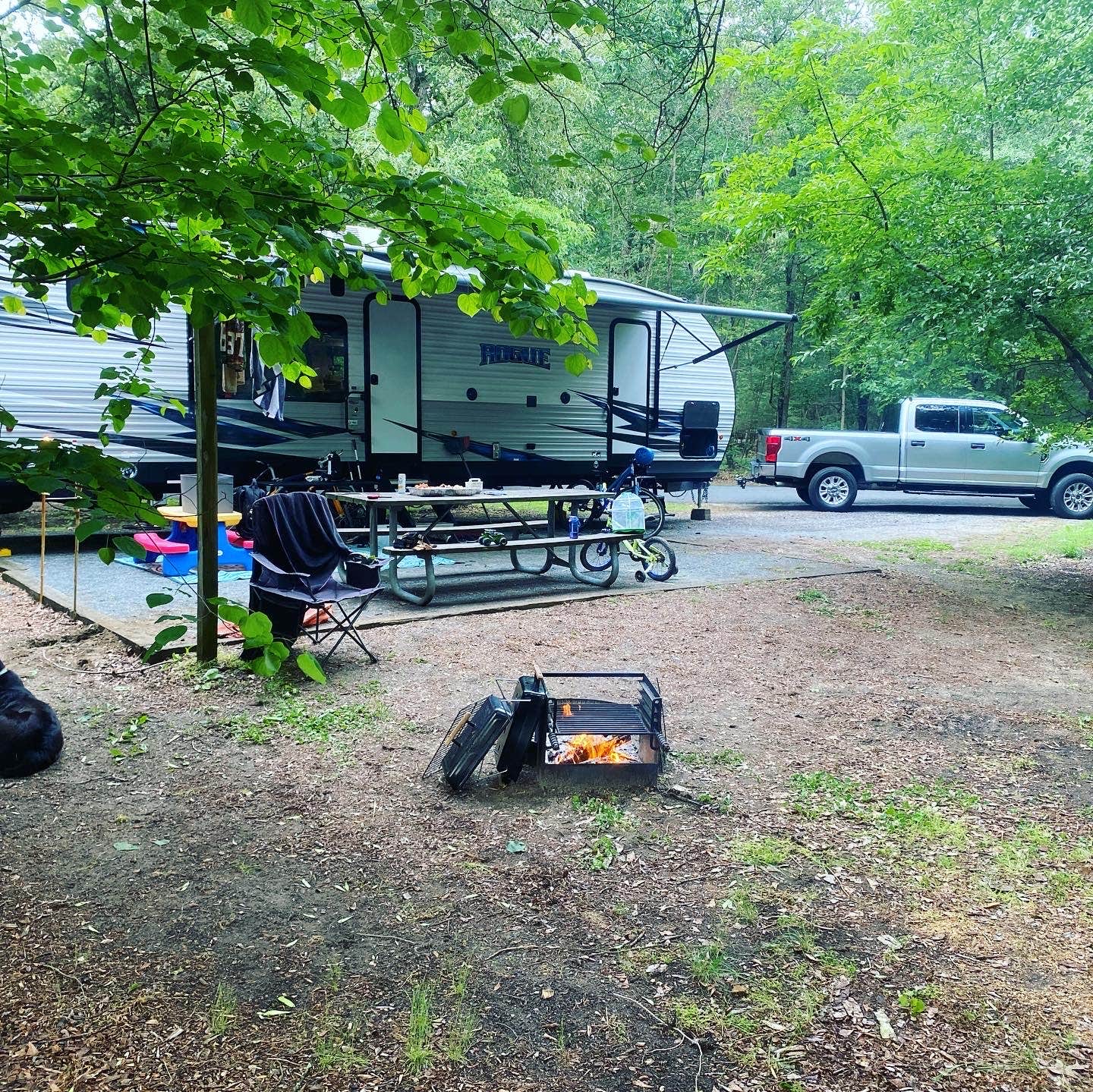 Casey L.'s photo of rv camping at Martinak State Park Campground near Ridgely, MD