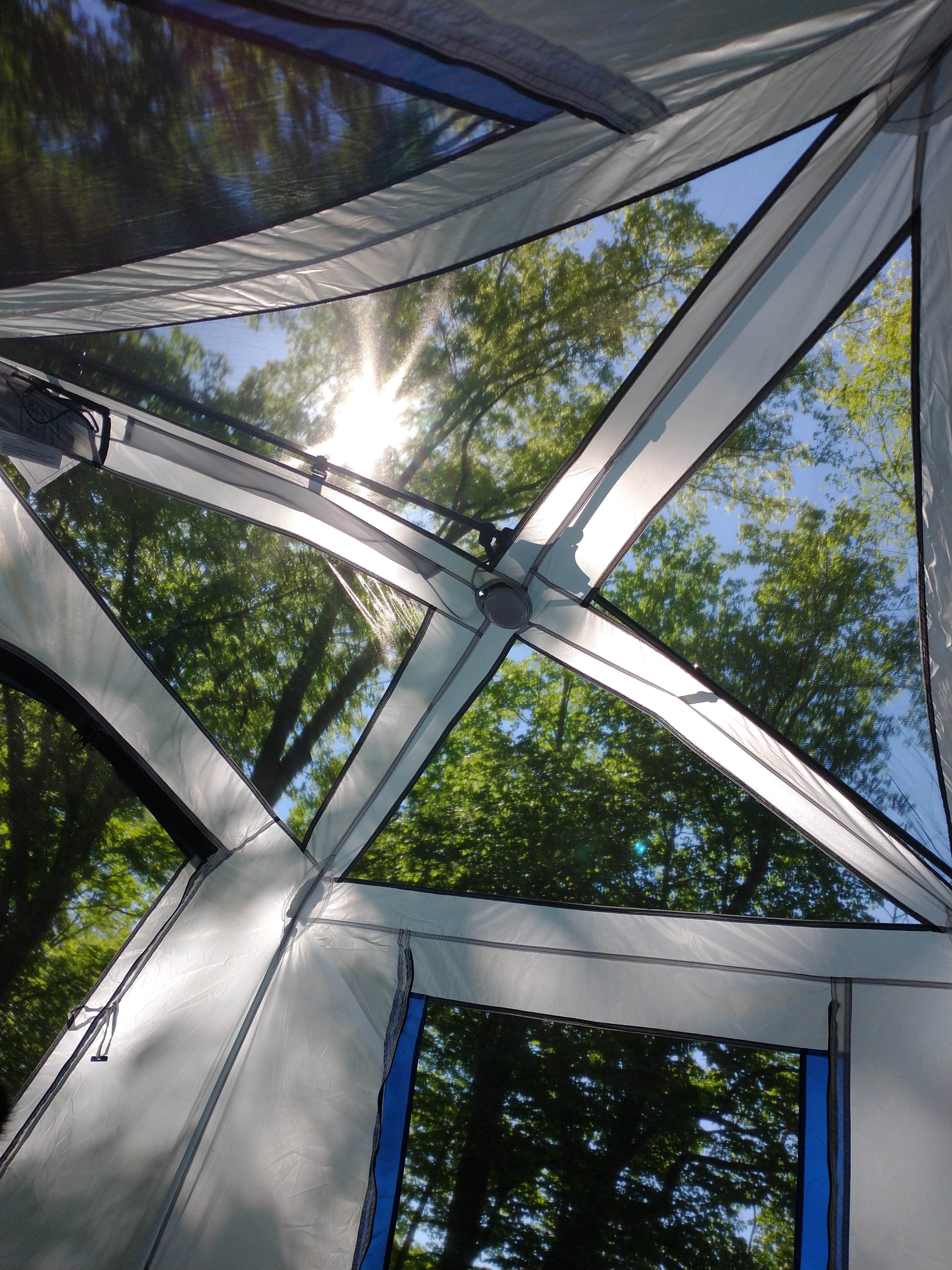 Andy K.'s photo of tent camping at Independence Dam State Park Campground near Pittsford, MI