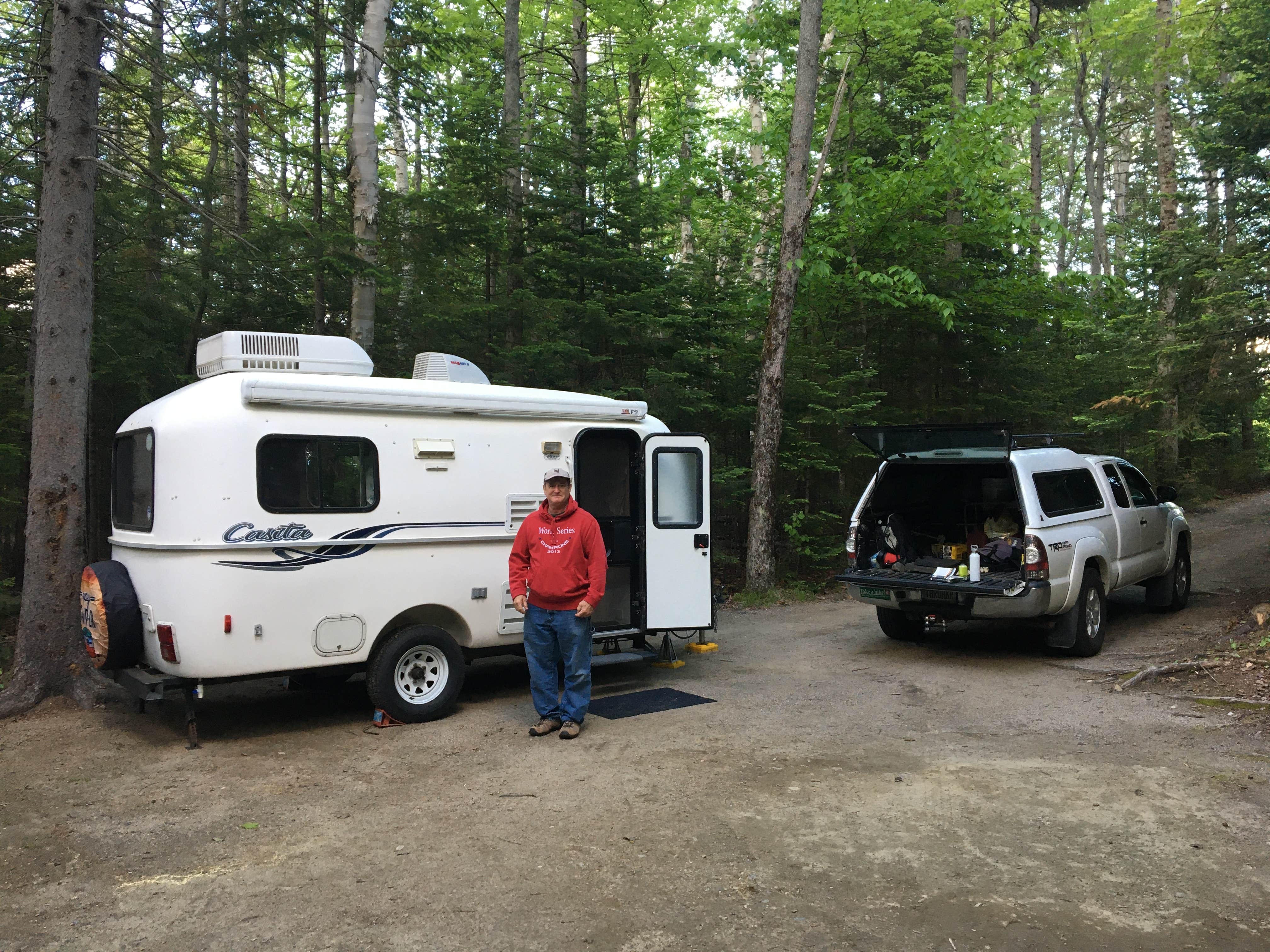 Carolyn M.'s photo of rv camping at Moose Brook State Park Campground near Andover, ME