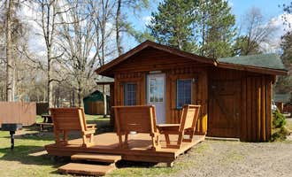 Camping near Howell Landing: Log Cabin Resort and Campground, Trego, Wisconsin