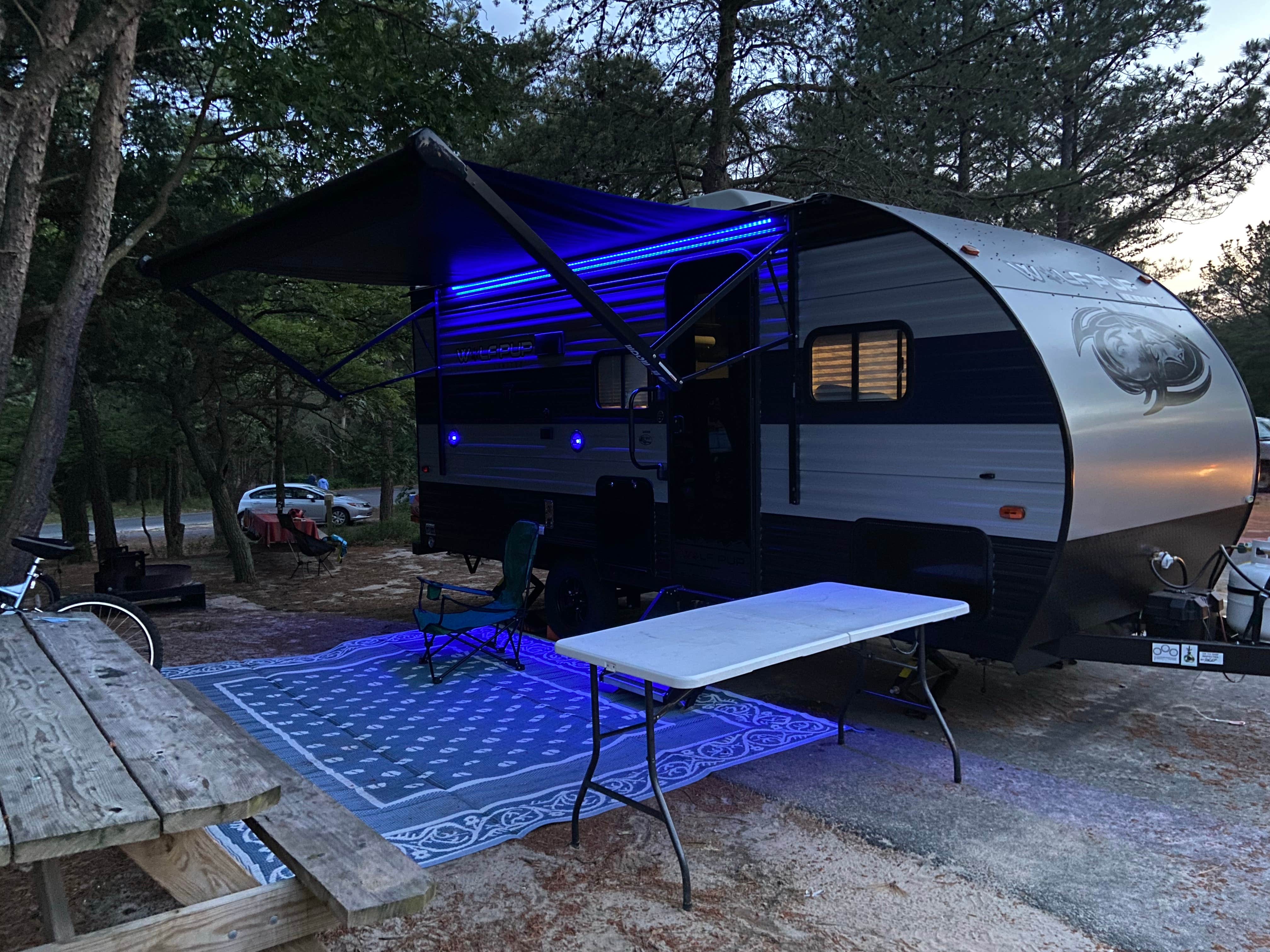 Tina's photo of rv camping at Cape Henlopen State Park Campground near Millsboro, DE