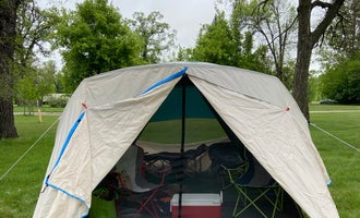 Camping near Kolding Dam/Upper Turtle Reservoir: Red River State Recreation Area, Grand Forks, Minnesota