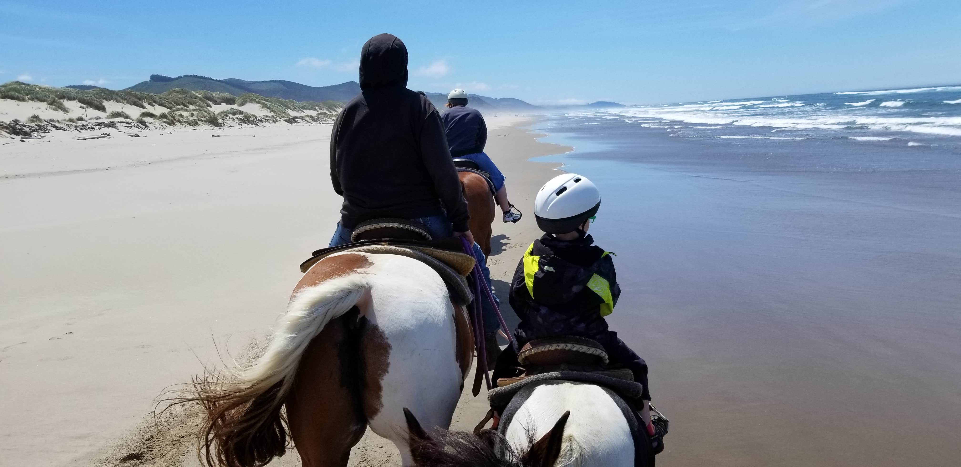 Minta J.'s photo of camping with a horse at Nehalem Bay State Park Campground near Willamina, OR