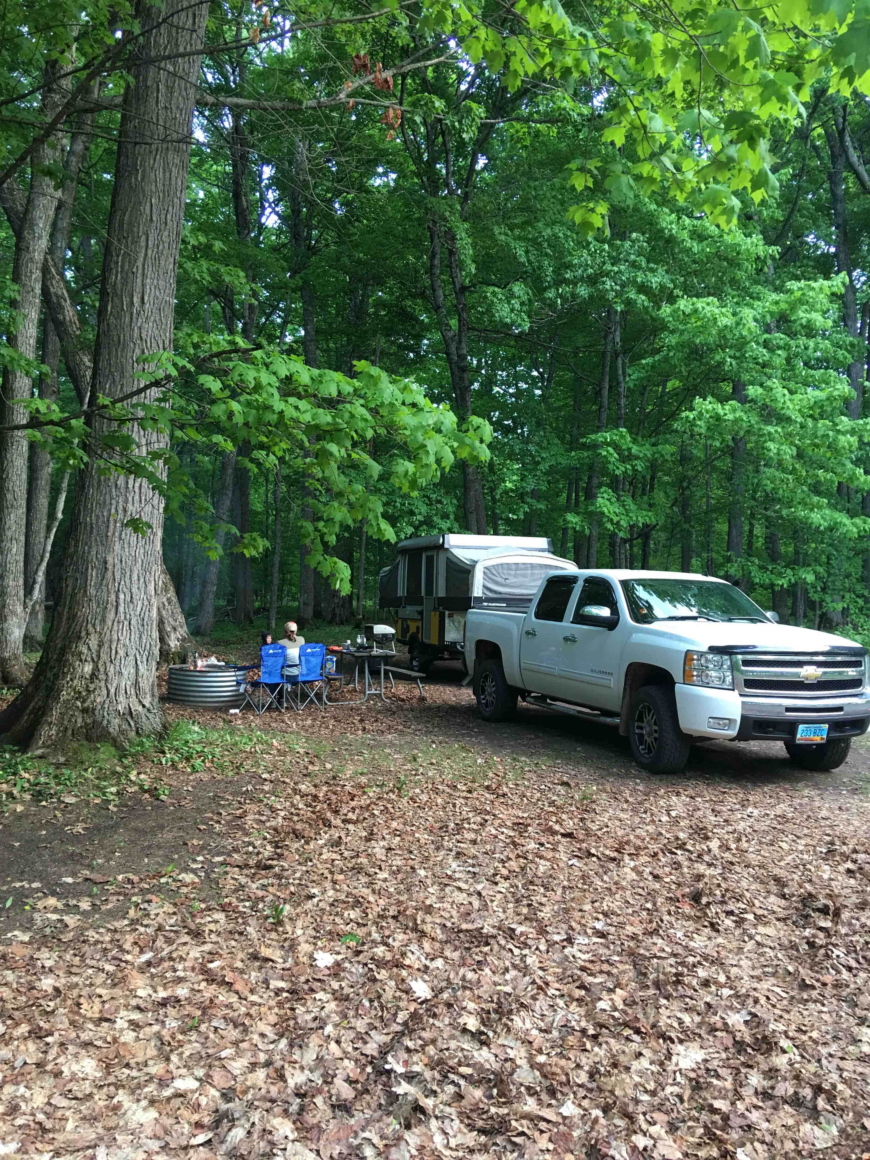 Quinten F.'s photo of rv camping at Presque Isle - Porcupine Mountains State Park near Bruce Crossing, MI