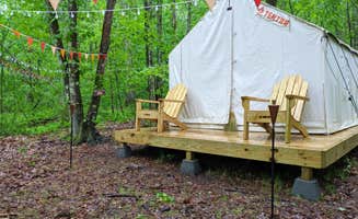 Saori A.'s photo of tent camping at Your Huckleberry Farms - CLOSED near Fayville, MA
