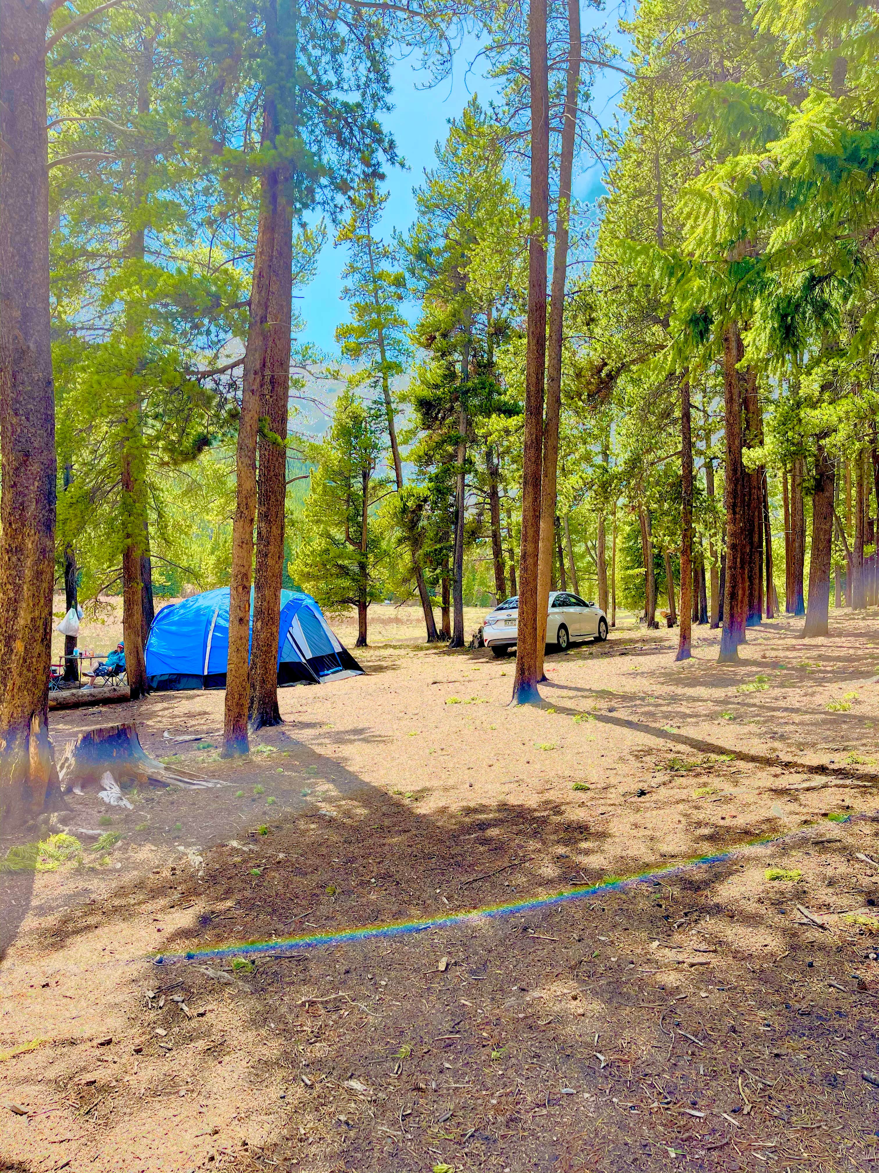 Kylie B.'s photo of a dispersed camping area at Bruno Gulch Dispersed near Breckenridge, CO