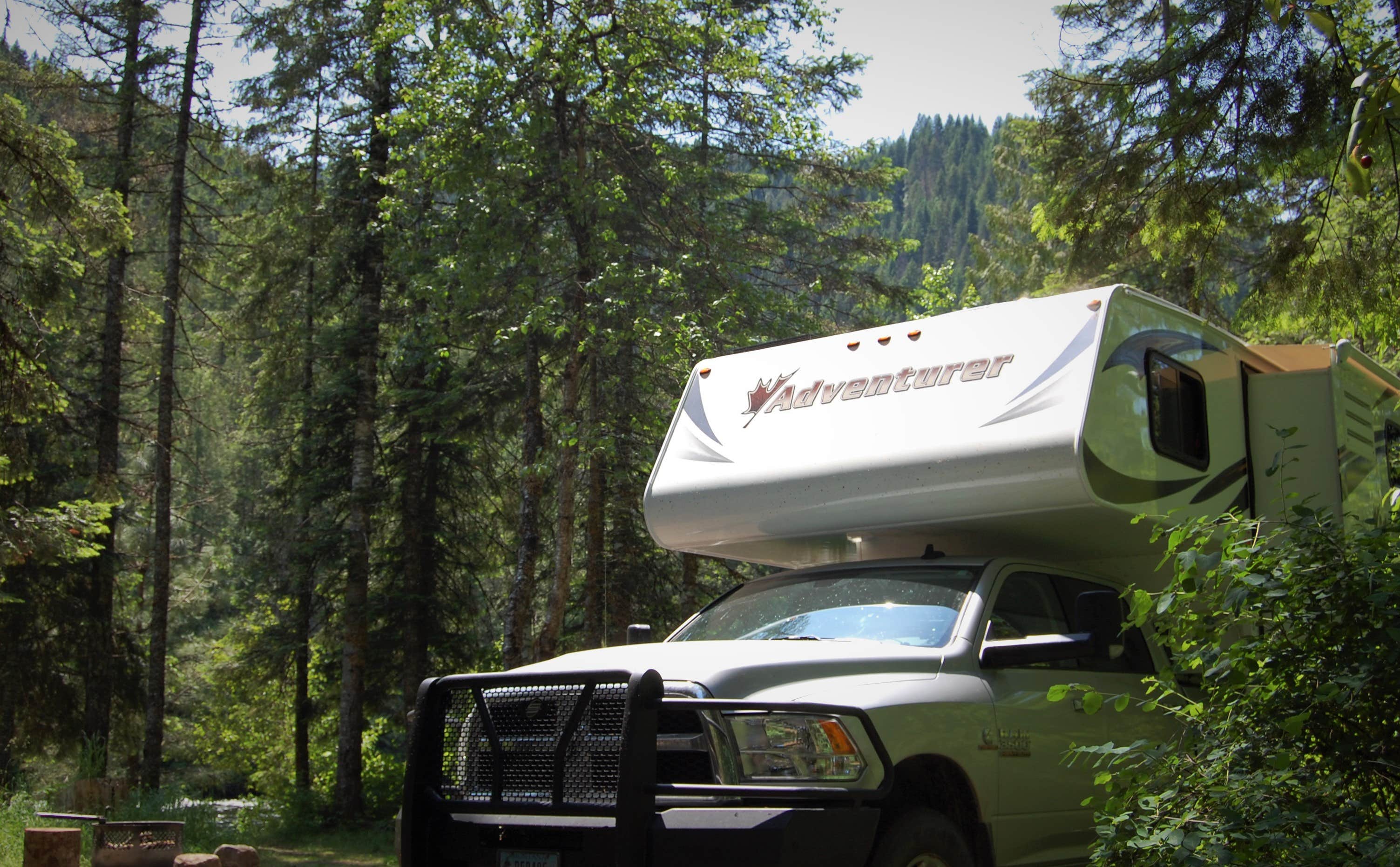 Dean R.'s photo of rv camping at Knife Edge Campground near Nez Perce-Clearwater National Forests