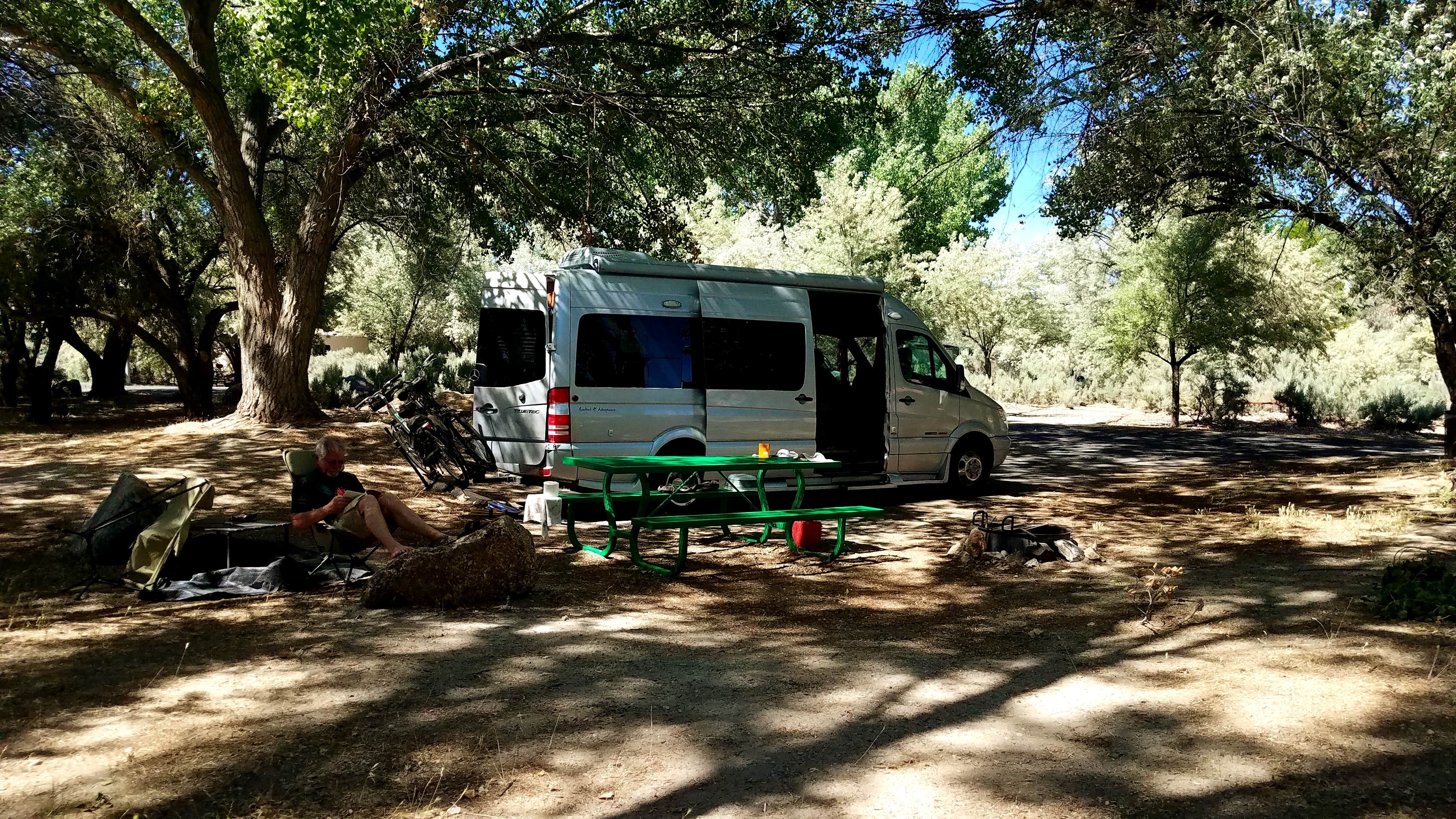 Chantal  S.'s photo of rv camping at Rye Patch State Recreation Area near Winnemucca, NV